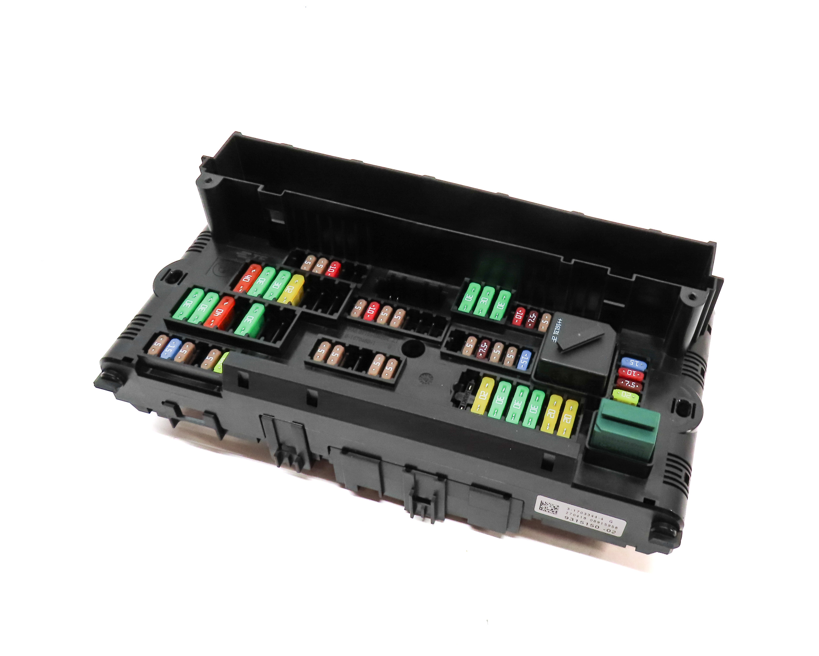 17 BMW X3 (F25) 2.0L (N20) ENGINE FRONT POWER DISTRIBUTION FUSE RELAY BOX PANEL — exact item pictured